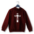 Cross with lion silhoutte Christianity Hooded SweatShirts